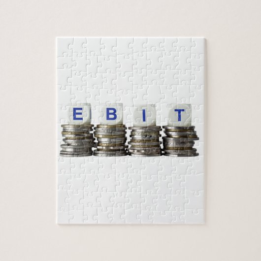 EBIT - Einkommen vor Interesse und Steuern Puzzle (Vertikal)