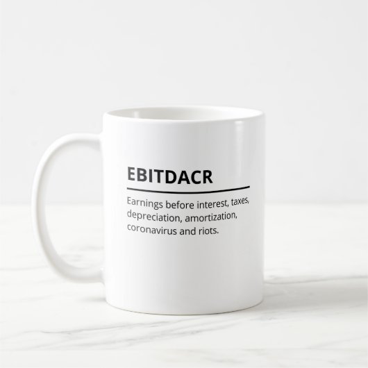 EBITDACR-Tasse Kaffeetasse (Links)