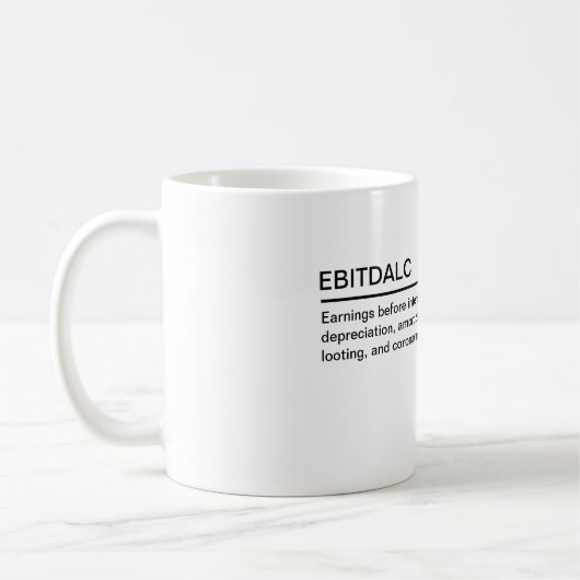 EBITDALISCHE Tasse (Links)