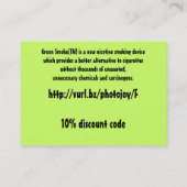 Ebiz Visitenkarte (Rückseite)