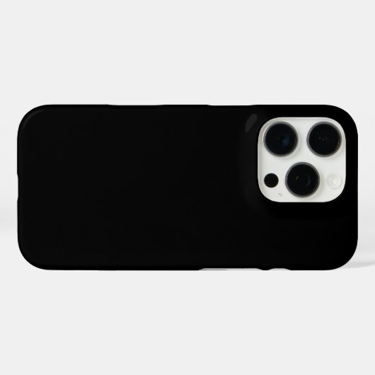 Ebony Black Case-Mate iPhone Hülle (Rückseite (Horizontal))