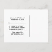 Ebony D20 Dice Response Postkarte (Rückseite)