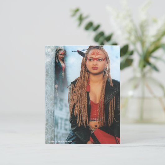 Ebony Der Stamm Postkarte (Stehend Vorderseite)