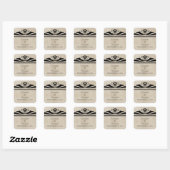 Ebony Elegant Deko Wedding Stickers (Blatt)