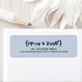 Ebony Elegant Sketched Merry and Bright Holiday (Insitu)