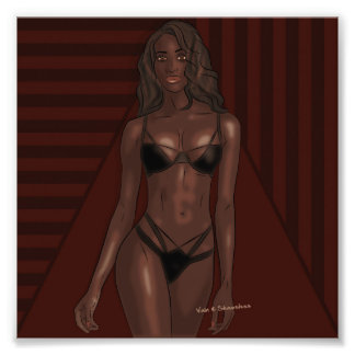 Ebony Eyes Fotodruck