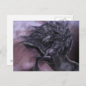 Ebony Fire Postcard Postkarte (Vorne/Hinten)