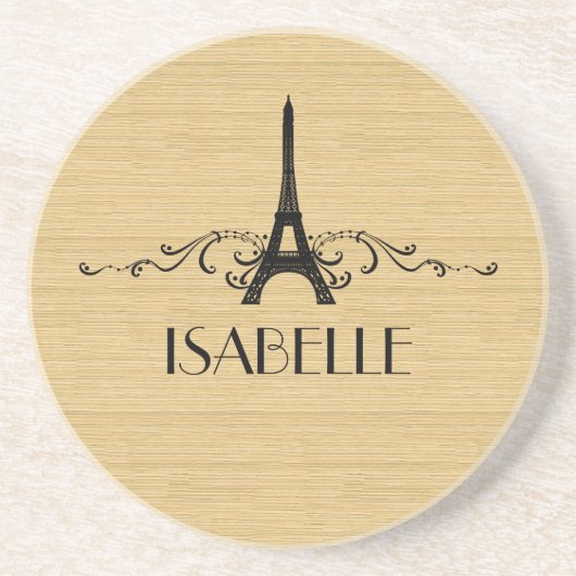 Ebony French Blüh Untersetzer (Vorne)