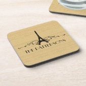 Ebony French Blüh Untersetzer Set (Linke Seite)