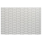 Ebony Girly Geek Glasses Fabric Stoff (Yard (91,4 cm))