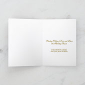 Ebony Gold und White Vintag Ornaments Weihnachten (Innenseite)