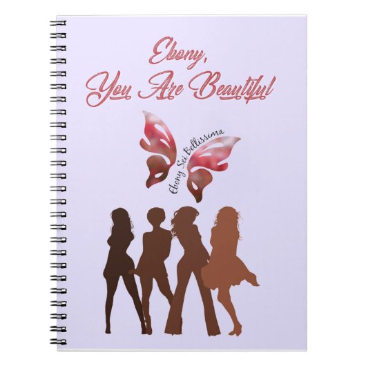 Ebony Inspirational Journal Notizblock (Vorderseite)