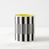 Ebony Ivory - Gelb Zweifarbige Tasse (Mittel)