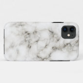 Ebony Ivory Marble Stone Finish Case-Mate iPhone Hülle (Rückseite (Horizontal))