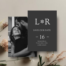 Ebony & Ivory | Stilvoll modern Save the Date