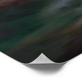 EBONY-LEINWAND POSTER (Ecke)