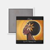 Ebony Magnet (Vorderseite/Rückseite)