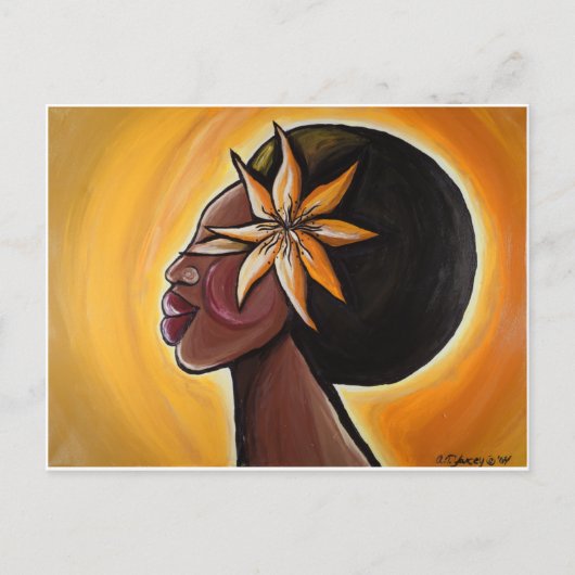 Ebony Postcard Postkarte (Vorderseite)