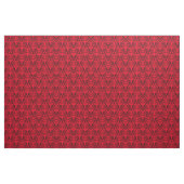 Ebony Red Parisian Damask Muster Fabric Stoff (Yard (91,4 cm))