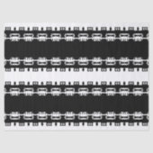 Ebony Rhythm Afrikanisches Muster Seidenpapier (Vorderseite)