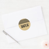 Ebony Rustic Zickzack Abschluss Stickers (Umschlag)