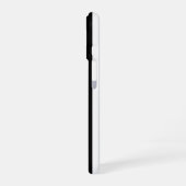 Ebony Snow iPhone 16 Hülle (Linke Seite)