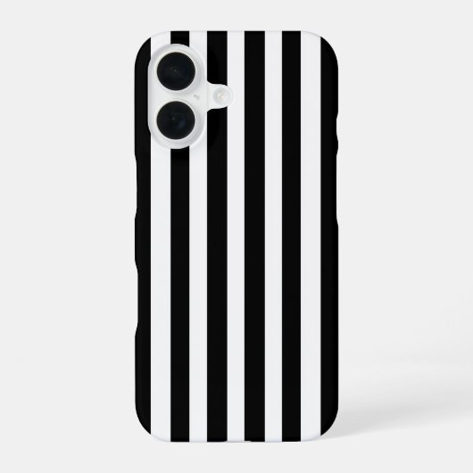 Ebony Snow iPhone 16 Hülle (Rückseite)