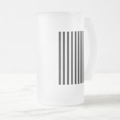 Ebony Snow Mattglas Bierglas (VorderseiteRechts)