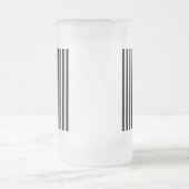 Ebony Snow Mattglas Bierglas (Mittel)