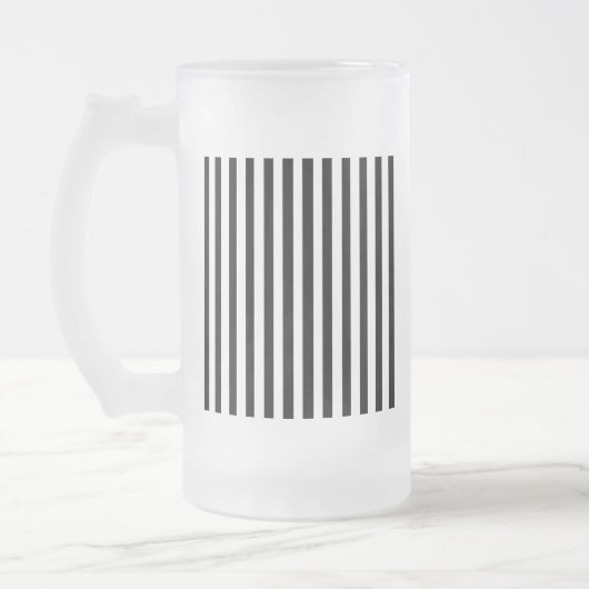 Ebony Snow Mattglas Bierglas (Links)