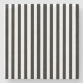 Ebony Snow Steinuntersetzer (Vorderseite)