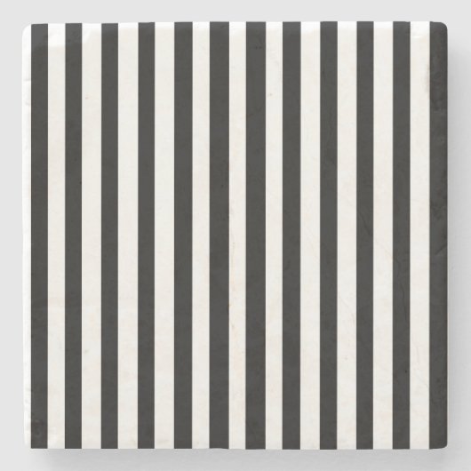 Ebony Snow Steinuntersetzer (Vorderseite)