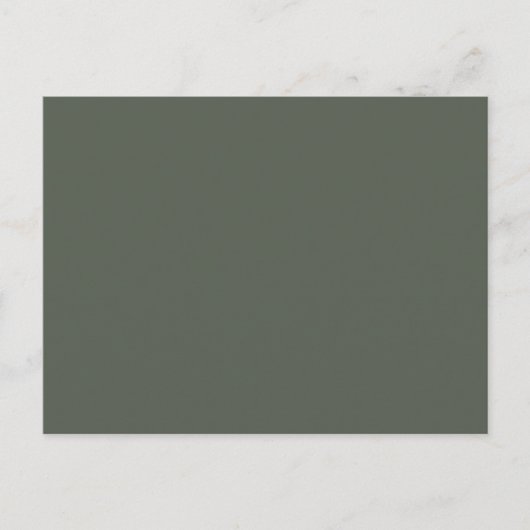 Ebony Solid Color Postkarte (Vorderseite)