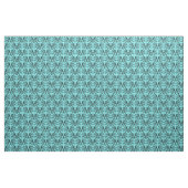 Ebony Turquoise Parisian Damask Muster Fabric Stoff (Yard (91,4 cm))