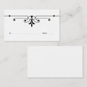 Ebony v2 Extravagante Platzkarte (Vorne/Hinten)