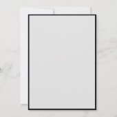 Ebony Vanilla Strawberry Hydrangeas Probe Einladung (Rückseite)