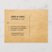 Ebony Vintag Gramophon UAWG Postkarte (Rückseite)