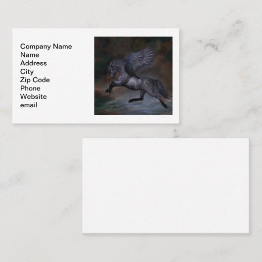 Ebony Visitenkarte (Vorne/Hinten)