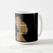 Ebony woman, Coffee Mug Kaffeetasse (VorderseiteRechts)