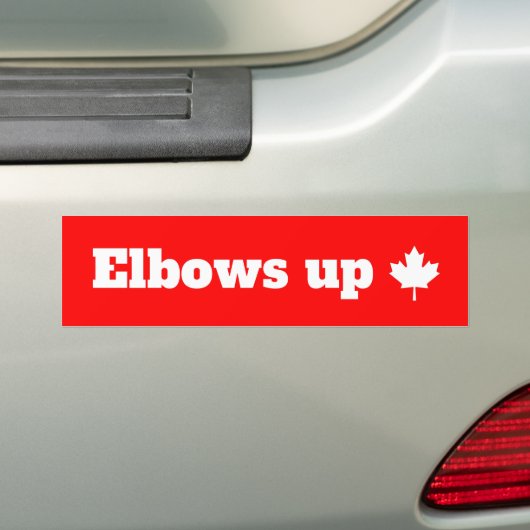 Ebows up Canadian Stolz Autoaufkleber (Auf Auto)