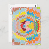 EBR-Regenbogenfarben: Energiebilanz Postkarte (Vorne/Hinten)