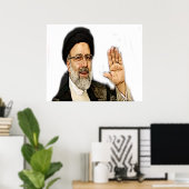 Ebrahim Raisi Poster (Heimbüro)