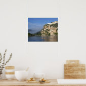 Ebro (Ria Ebre); Templar Burg; früh Poster (Küche)