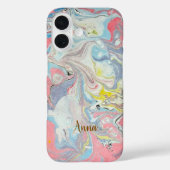 Ebru Art Pastel Abstract —  Case-Mate iPhone Hülle (Rückseite)