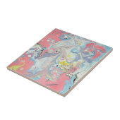 Ebru Art Pastel Abstract  Fliese (Seite)