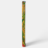 Ebru Marbling Floral Pattern Samsung Galaxy Hülle (Linke Seite)