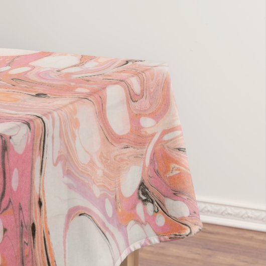 Ebru (Wassermarmor) Tischdecke (Beispiel)