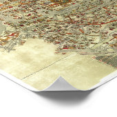 Ebstorf Map (13. Jahrhundert) Poster (Ecke)