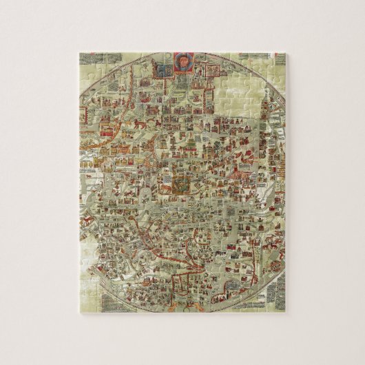Ebstorfer Karte Puzzle (Vertikal)