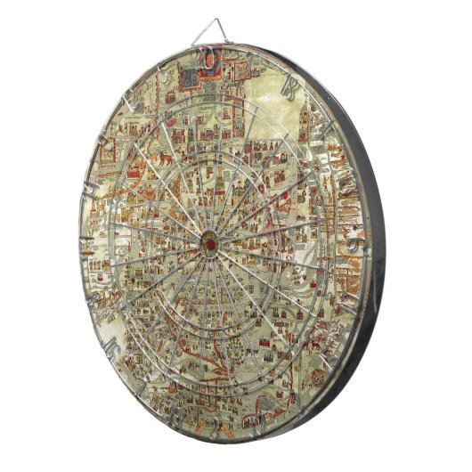 Ebstorfer Welts-Karte Dartscheibe (Vorderseite rechts)